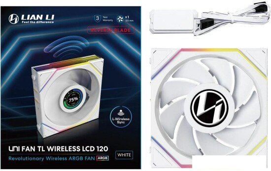 Вентилятор для корпуса Lian Li Uni Fan TL 120 Wireless Reverse 12RTLLCD1W1W G99.12RTLLCD1W1W.R0
