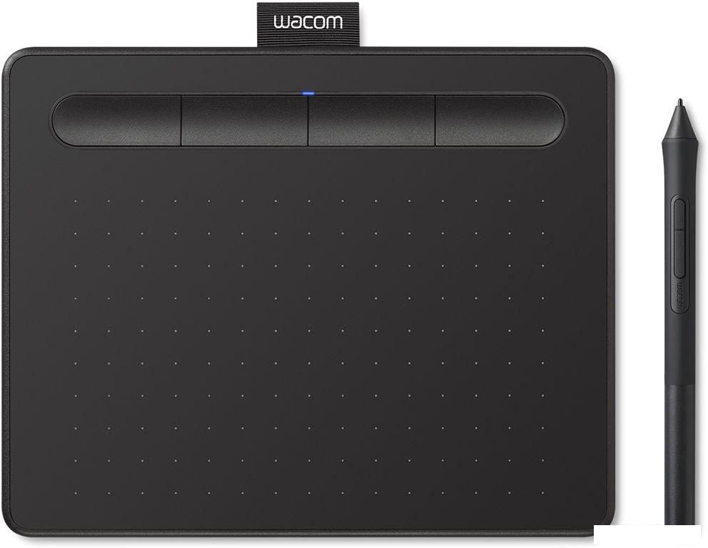 Графические планшеты Wacom Intuos CTL-4100 (черный, маленький размер)