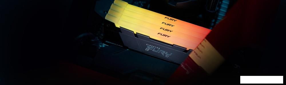 Оперативная память Kingston FURY Renegade RGB 8ГБ DDR4 3600 МГц KF436C16RB2A/8