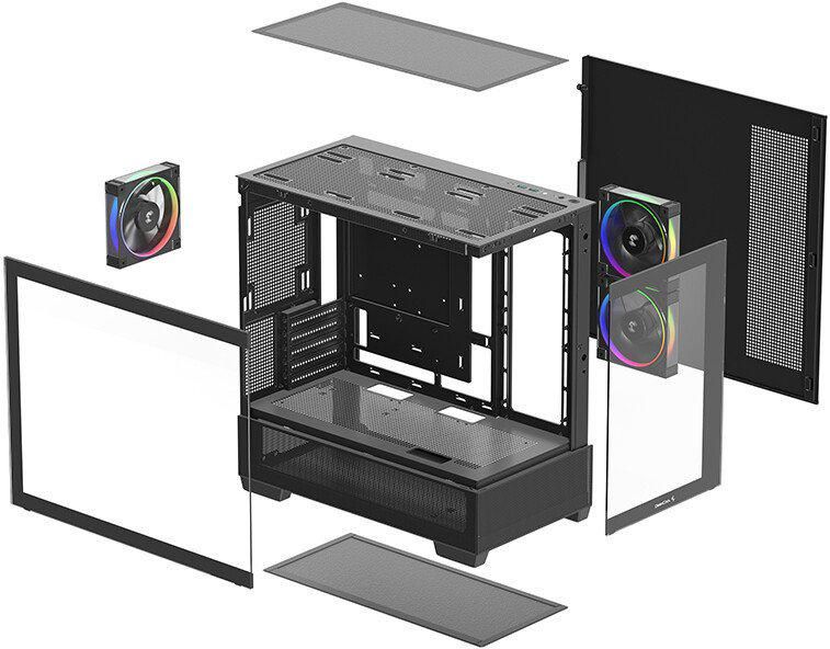 Корпус DeepCool CG380 3F R-CG380-BKAGM3-G
