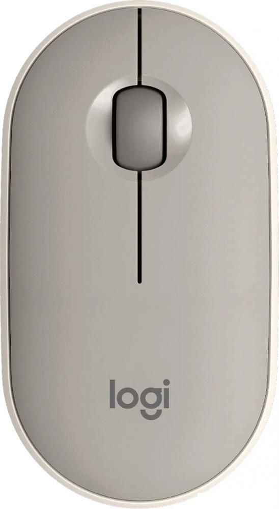 Мышь Logitech M350 Pebble (песочный)