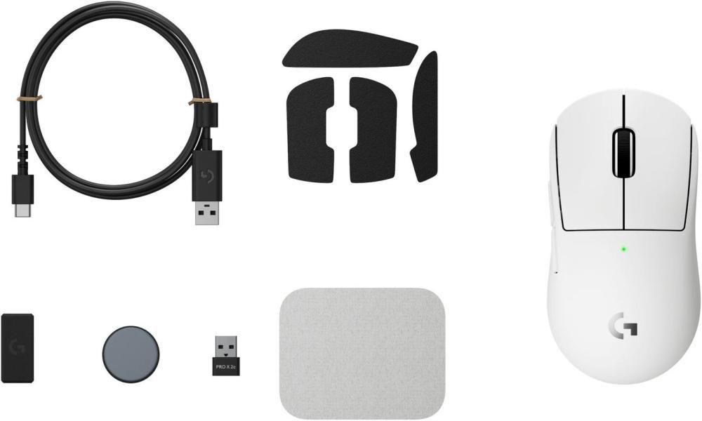 Игровая мышь Logitech Pro X Superlight 2c (белый)