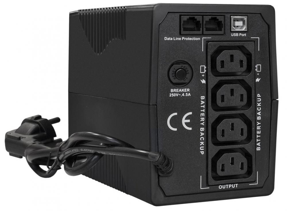 Источник бесперебойного питания ExeGate SpecialPro Smart LLB-600.LCD.AVR.2SH.RJ.USB EP285580RUS