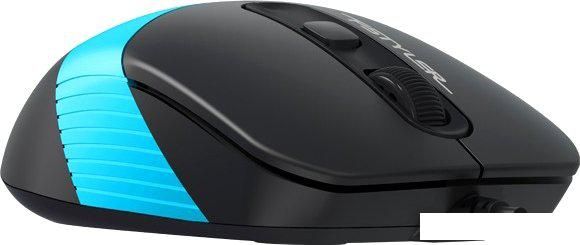 Мышь A4Tech Fstyler FM10 (черный/голубой)