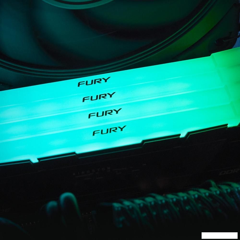 Оперативная память Kingston FURY Renegade RGB 2x8ГБ DDR4 3200МГц KF432C16RB2AK2/16