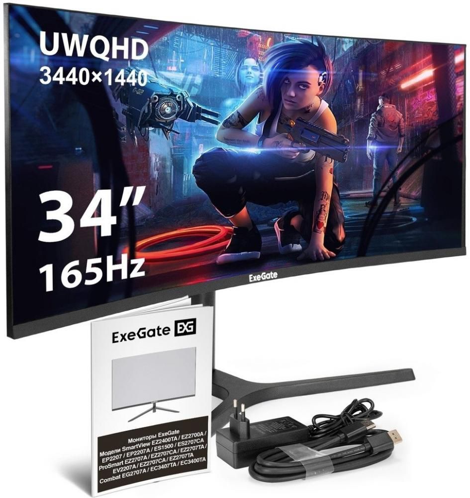 Игровой монитор ExeGate Combat EC3400TA EX297580RUS