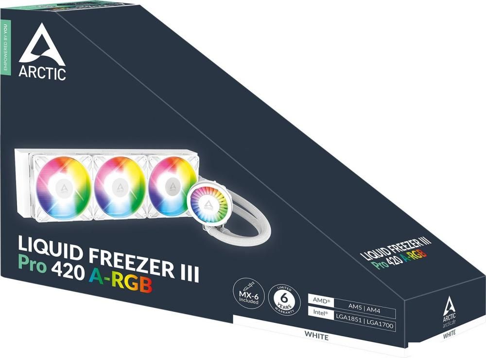 Система жидкостного охлаждения для процессора Arctic Liquid Freezer III Pro 420 A-RGB ACFRE00189A