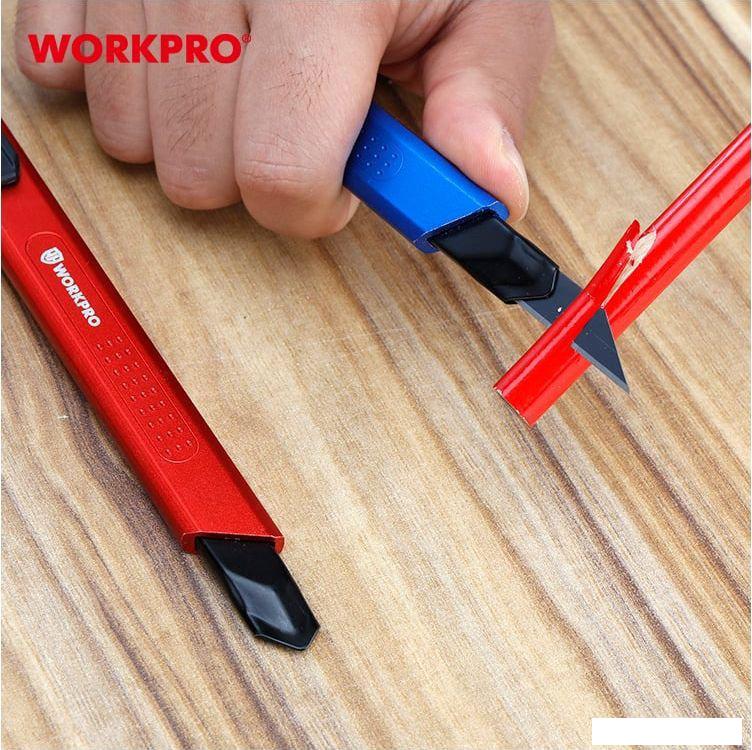 Нож строительный Workpro WP212020