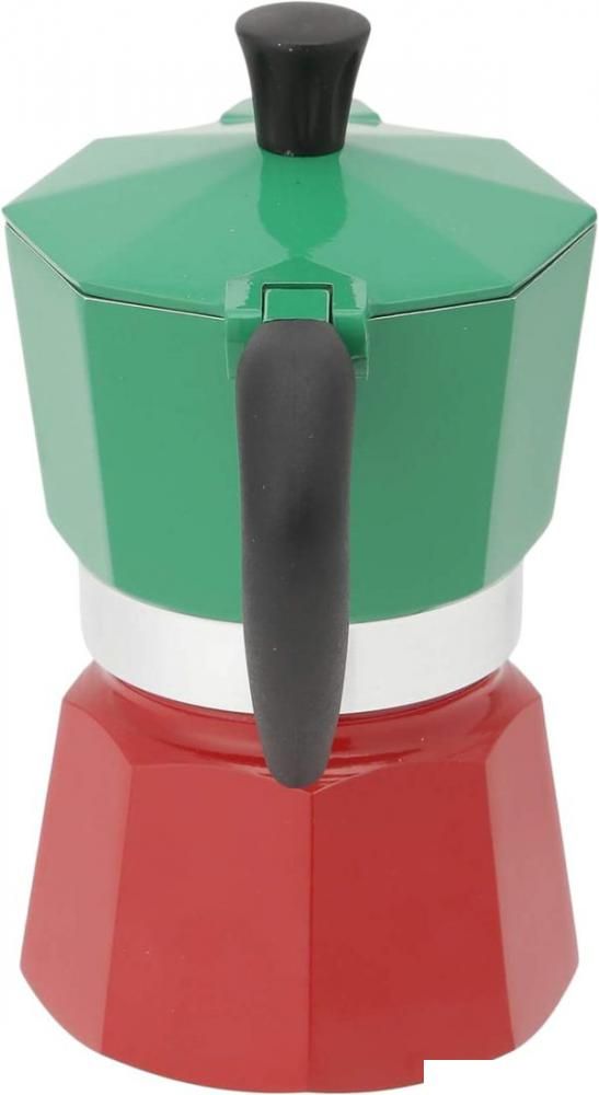 Гейзерная кофеварка Bialetti Moka Express Tricolor (3 порции)