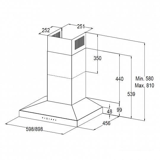 Вытяжки Korting KHC 6831 NGN