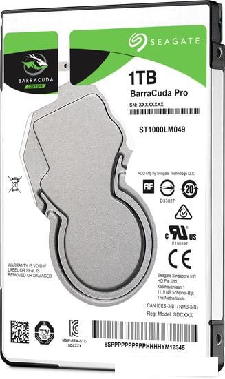 Жесткий диск Seagate Barracuda Pro 1TB ST1000LM049
