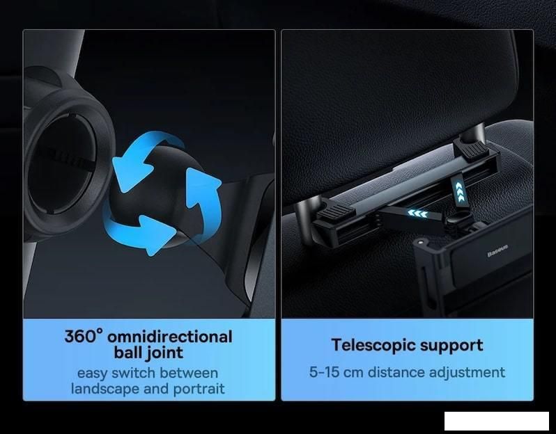 Держатель для планшета Baseus JoyRide Pro Backseat Car Mount SUTQ000001 (черный)