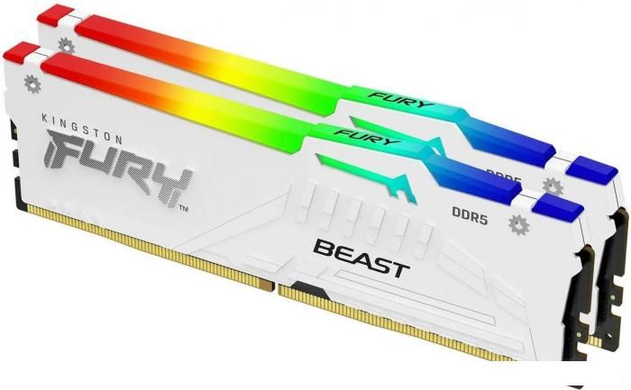 Оперативная память Kingston FURY Beast RGB 2x16ГБ DDR5 6000 МГц KF560C30BWEAK2-32