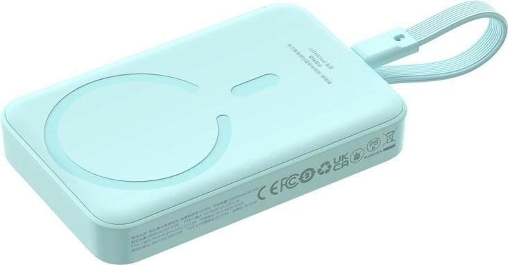 Внешний аккумулятор Baseus Magnetic Fast Charge Power Bank Type-C Edition 30W 10000mAh (мятный)
