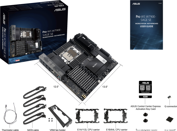 Материнская плата ASUS Pro WS W790E-SAGE SE