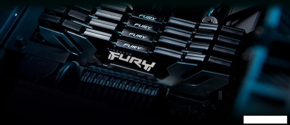 Оперативная память Kingston FURY Renegade 16ГБ DDR5 6400МГц KF564C32RS-16