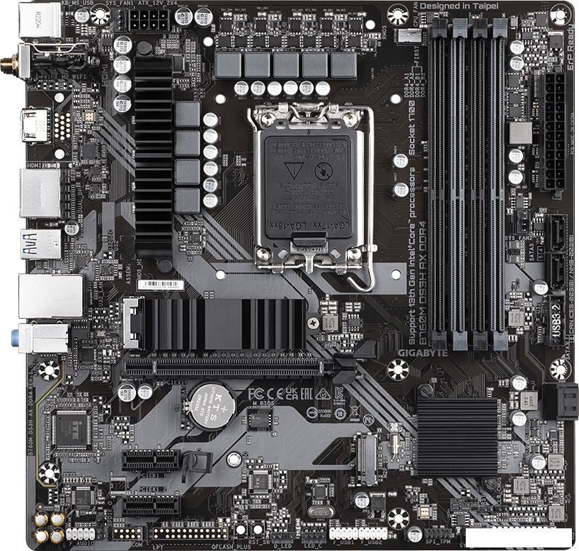 Материнская плата Gigabyte B760M DS3H AX DDR4 (rev. 1.0)