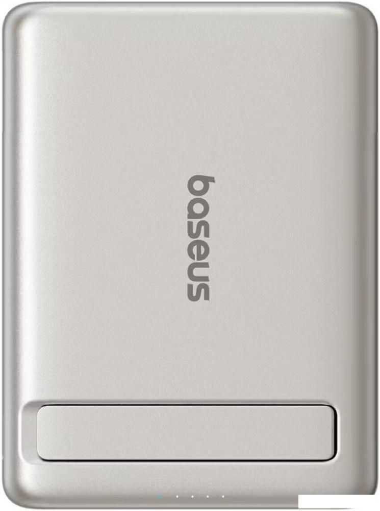 Внешний аккумулятор Baseus PicoGo AM31 Mini Magnetic Power Bank with Stand 20W 5000mAh (титановый)