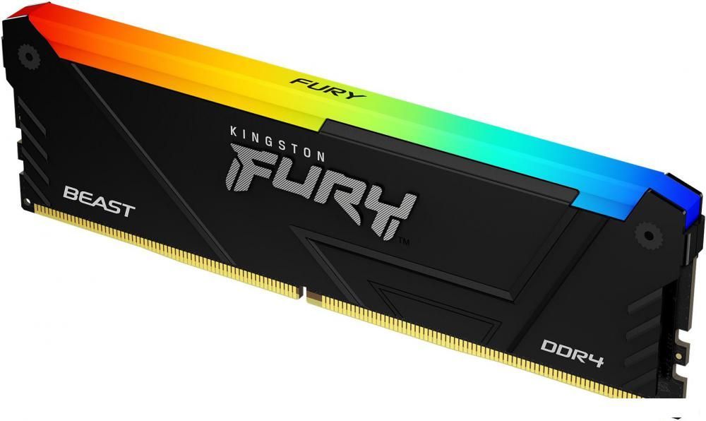 Оперативная память Kingston FURY Beast RGB 32ГБ DDR4 3200 МГц KF432C16BB2A/32