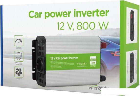 Автомобильный инвертор EnerGenie EG-PWC800-01
