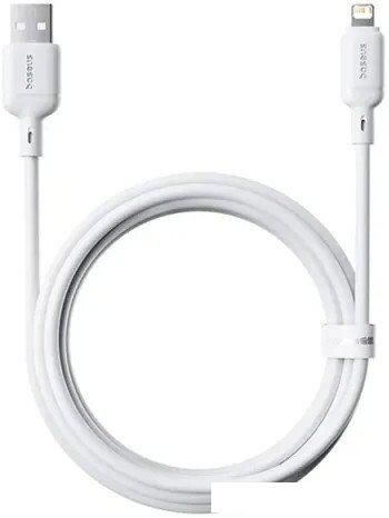 Кабель Baseus Silky Series Fast Charging Cable USB Type-A - Lightning (2 м, белый)