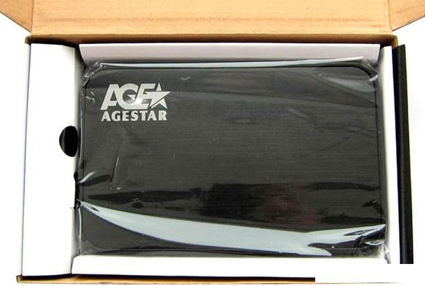 Бокс для накопителей 3.5" AgeStar 3UB3A8-6G Black