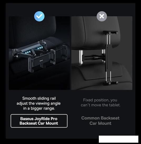 Держатель для планшета Baseus JoyRide Pro Backseat Car Mount SUTQ000001 (черный)