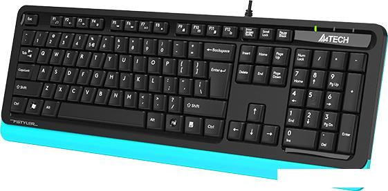 Клавиатура A4Tech Fstyler FKS10 (черный/синий)