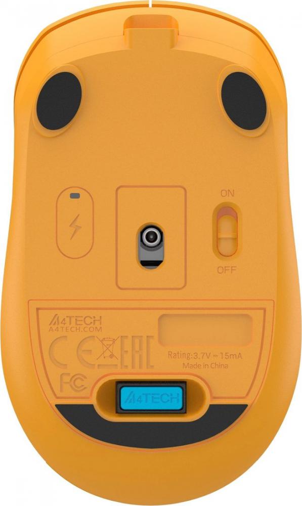 Мышь A4Tech Fstyler FG15C Air2 (желтый)