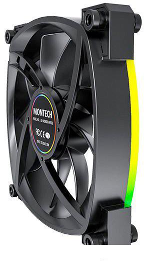 Вентилятор для корпуса Montech AX120 PWM (черный)