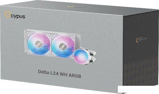 Система жидкостного охлаждения для процессора Ocypus Delta L24 WH ARGB