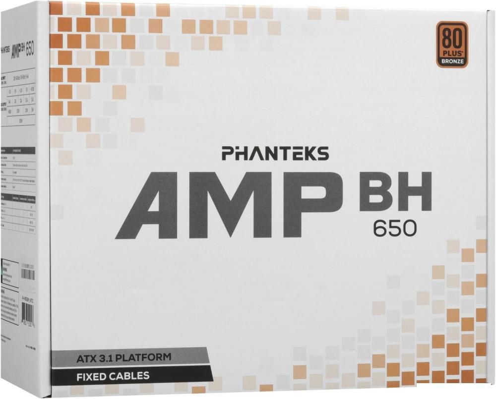 Блок питания Phanteks AMP BH 650W PH-P650BM_WT01