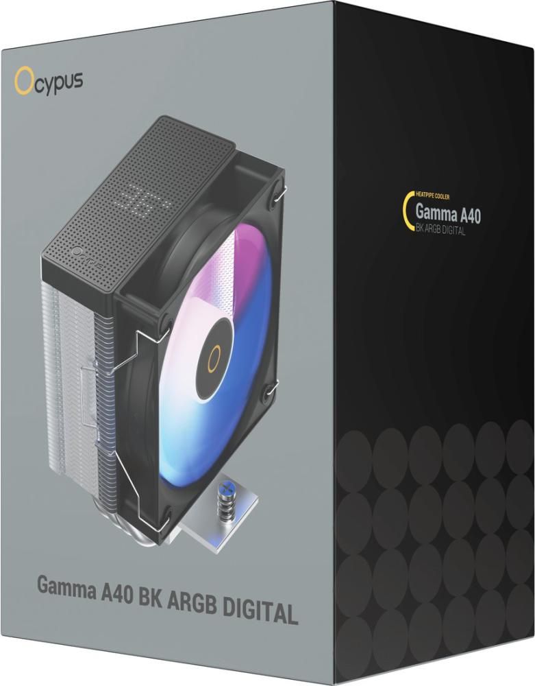 Кулер для процессора Ocypus Gamma A40 ARGB Digital Gamma-A40-BK1NAWD00X-GL