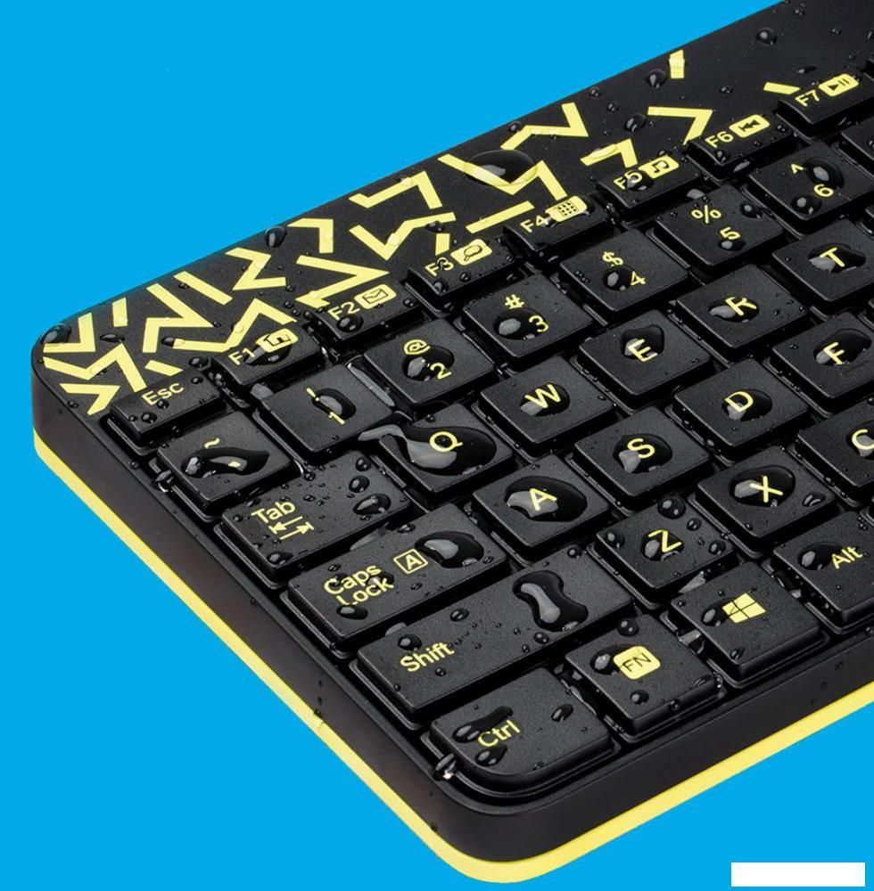 Офисный набор Logitech MK240 Nano 920-008198 (черный)