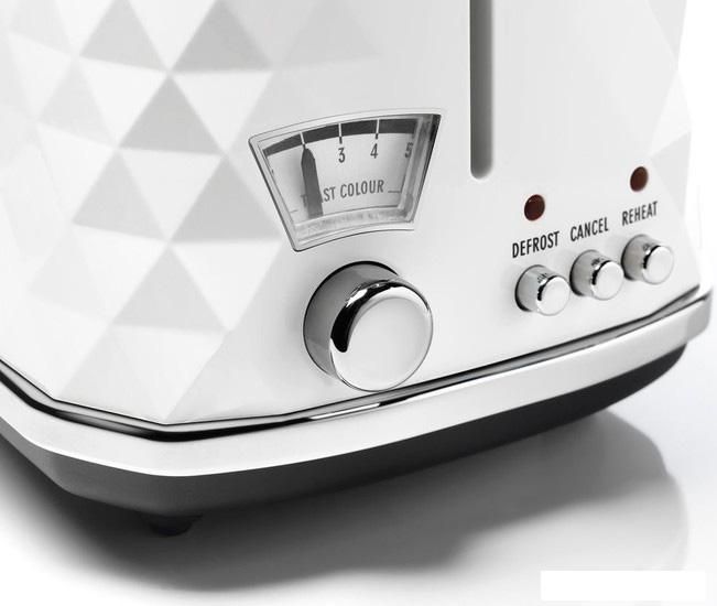 Тостер DeLonghi Brillante CTJ 2103.W