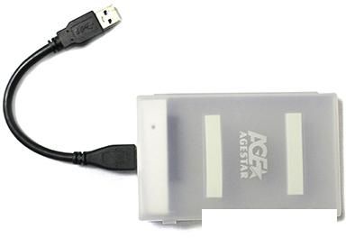Бокс для накопителей 2.5" AgeStar SUBCP1 White
