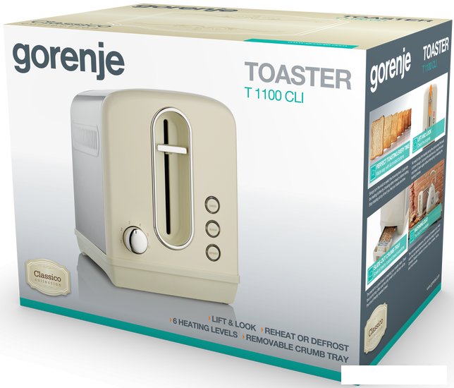 Тостер Gorenje T1100CLI