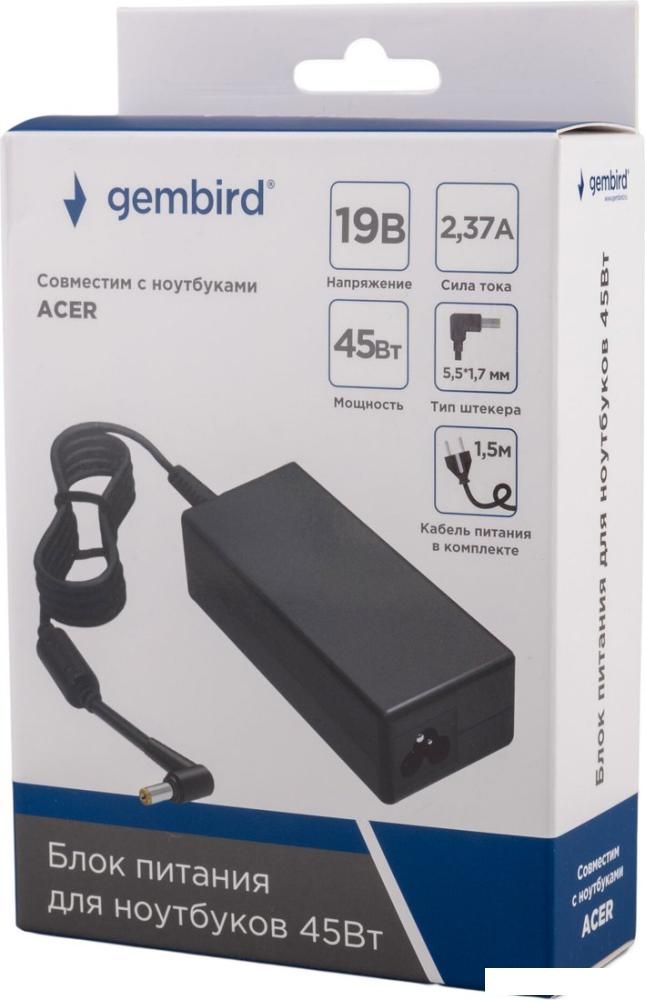 Сетевое зарядное Gembird NPA-AC38