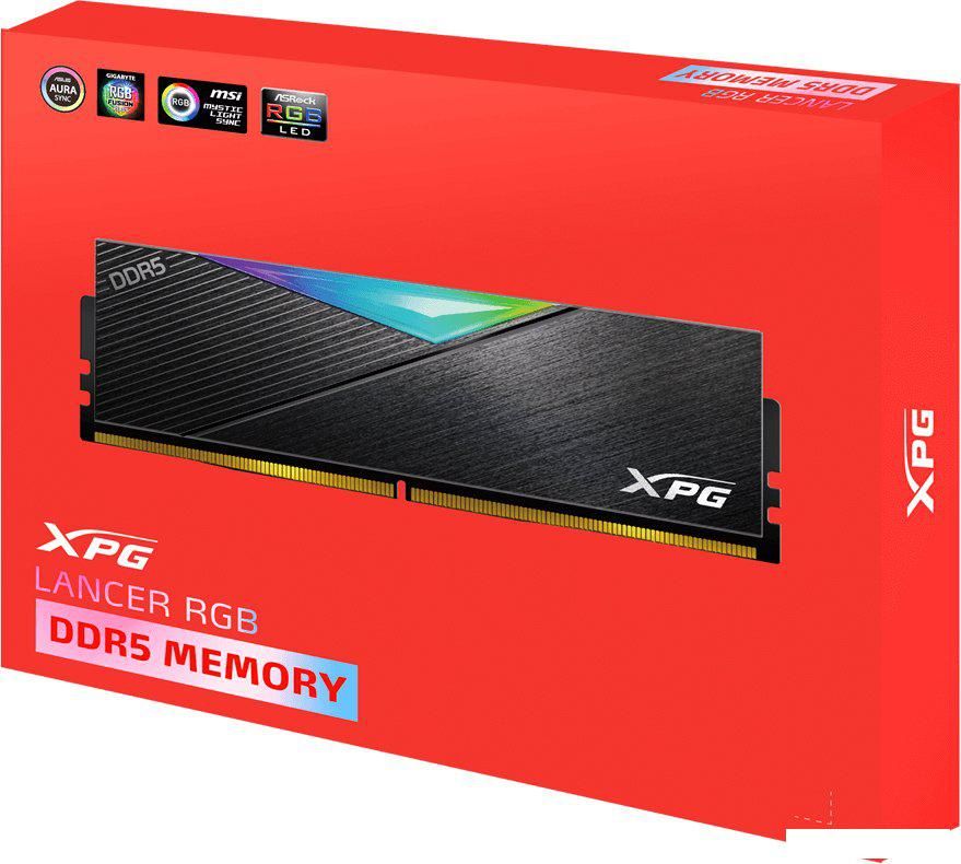 Оперативная память ADATA XPG Lancer RGB 2x16ГБ DDR5 6400 МГц AX5U6400C3216G-DCLARBK