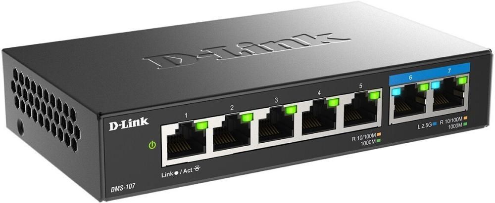 Неуправляемый коммутатор D-Link DMS-107/A1A