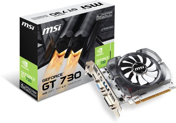 Видеокарта MSI GeForce GT 730 4GB DDR3 [N730-4GD3V2]