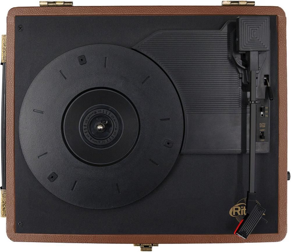 Виниловый проигрыватель Ritmix LP-100 (коричневый)
