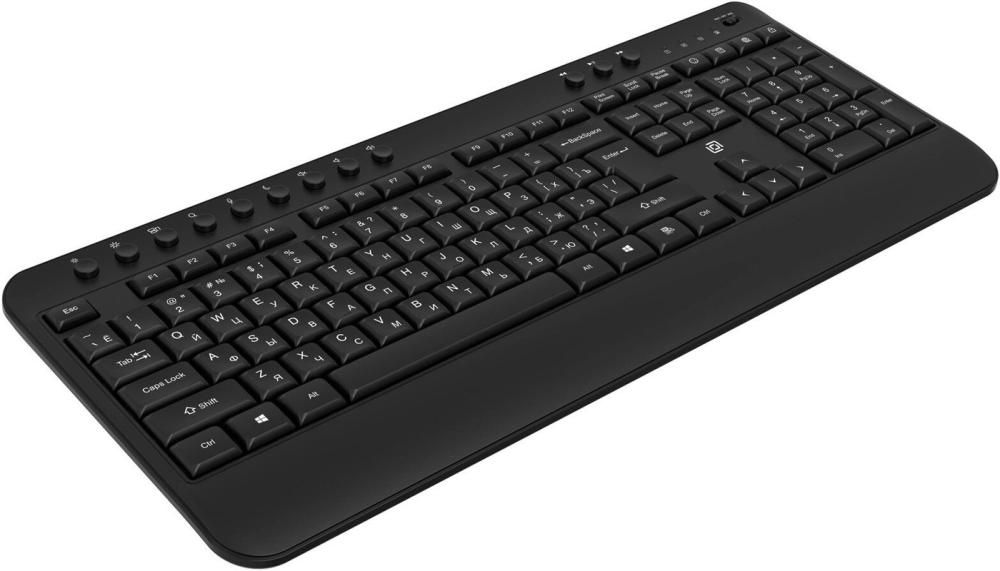 Клавиатура Оклик K257W (черный)
