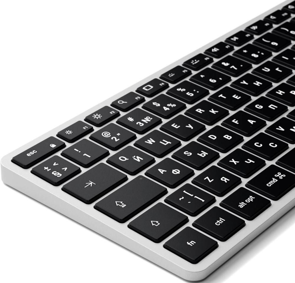 Клавиатура Satechi Slim X2 (серебристый)
