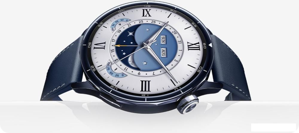 Умные часы Xiaomi Watch S5 46 мм (керамический синий, международная версия)