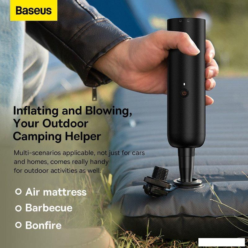 Автомобильный пылесос Baseus A3lite Car Vacuum Cleaner VCAQ050001 (черный)