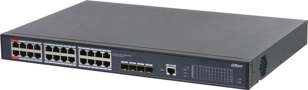 Управляемый коммутатор уровня 2+ Dahua DH-S5428-24GT4XF-360