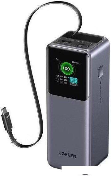 Внешний аккумулятор Ugreen PB726 20000mAh (серый)