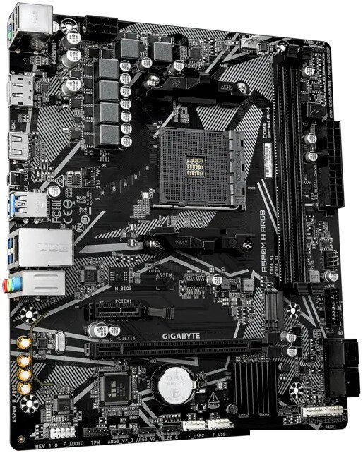 Материнская плата Gigabyte A520M H ARGB (rev. 1.0)