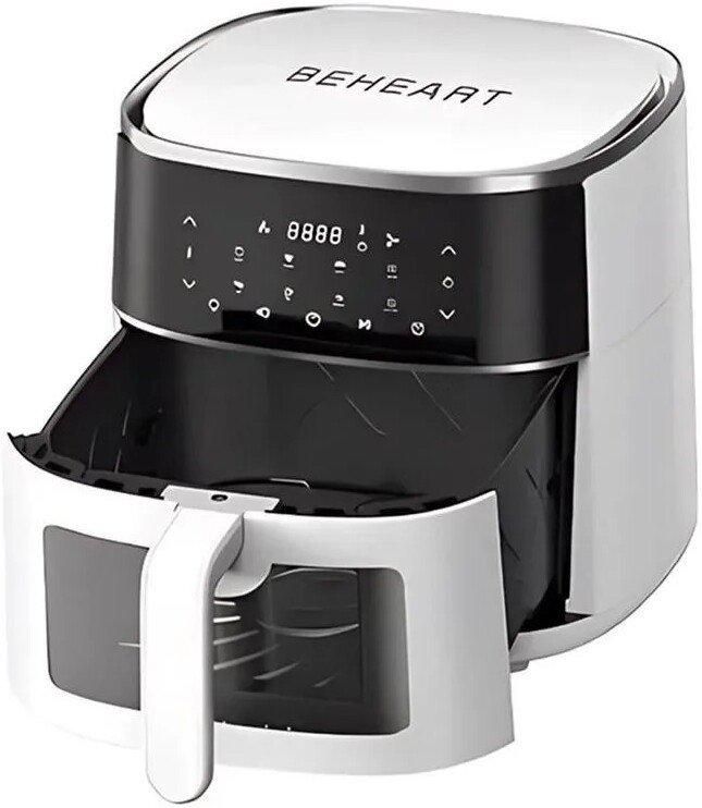 Аэрогриль (аэрофритюрница) Beheart Smart Air Fryer 6L AF-E6003-AS (с евровилкой, белый)